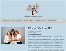 Tablet Screenshot of mindfulsolutionsllc.com